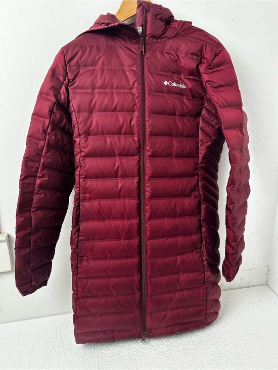 Columbia | Jackets & Coats | Columbia Womens Maroon Quilted Long Winter ...